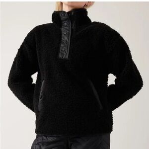 Athleta Black Fleece Pullover